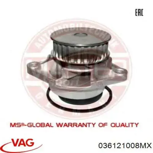 Bomba de agua 036121008MX VAG
