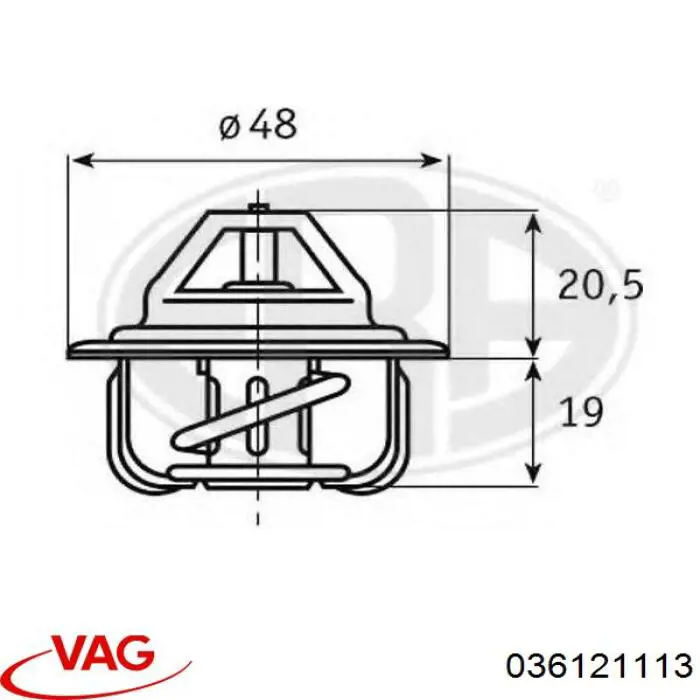 Termostato VAG 036121113 precio, desde 9,96 EUR