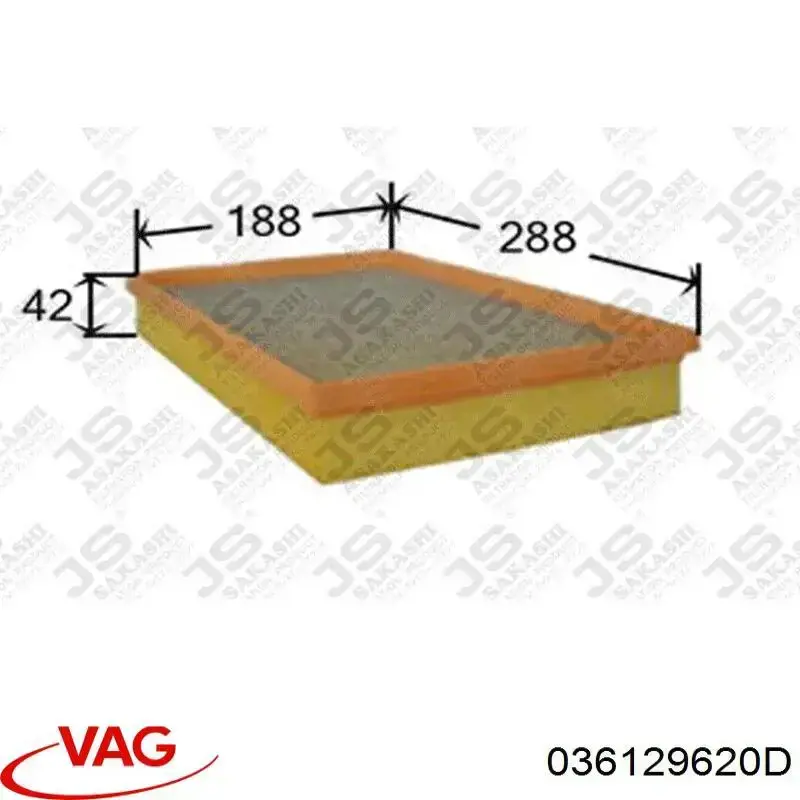 Comprar 036129620D VAG Filtro de aire