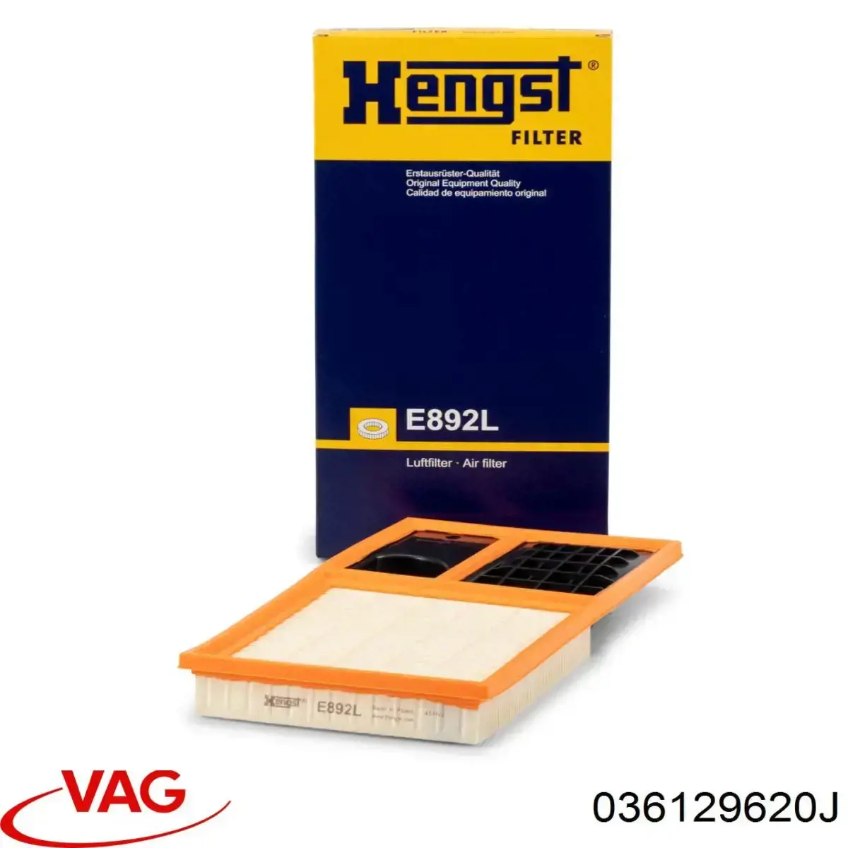 Filtro de aire 036129620J VAG