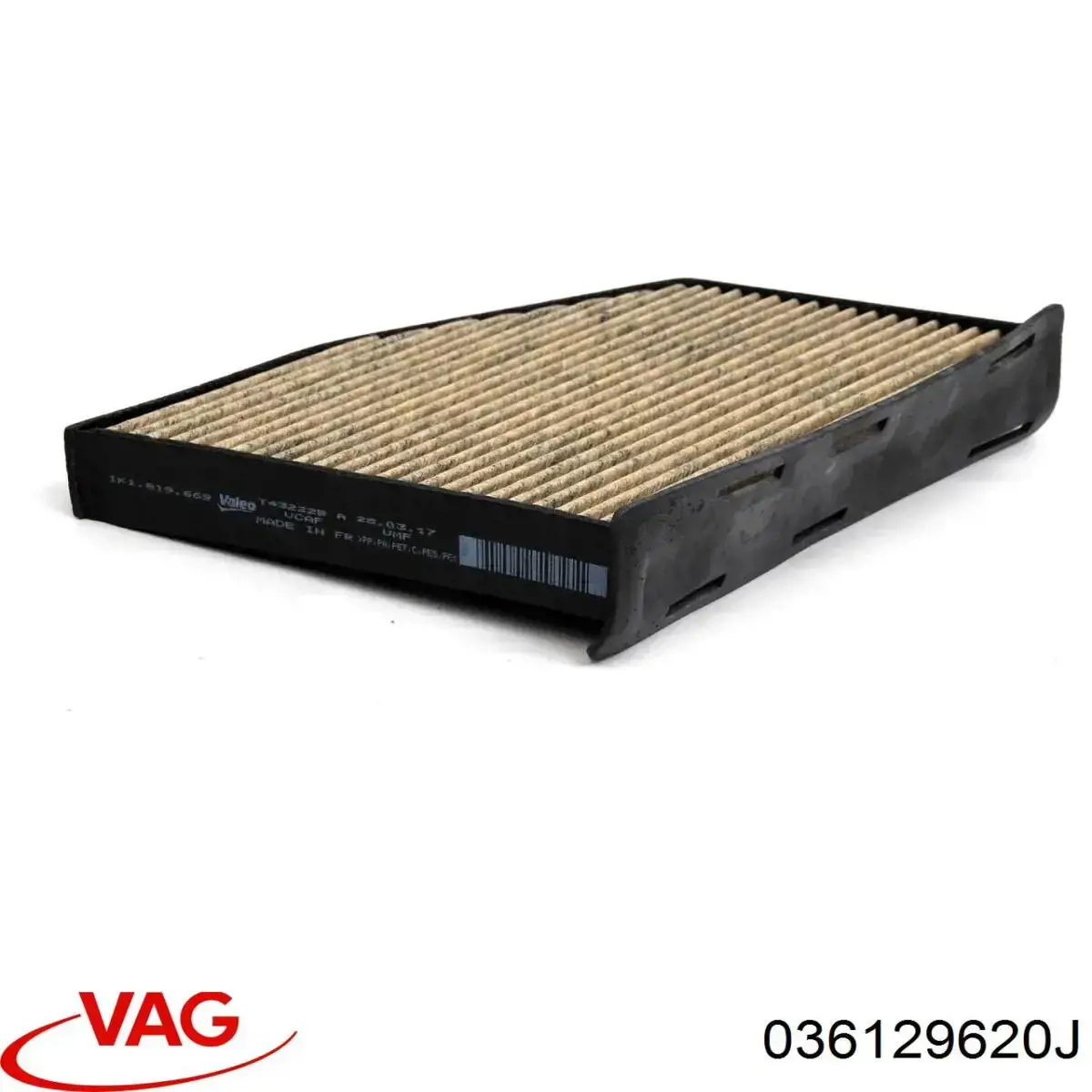 036129620J VAG Filtro de aire de motor
