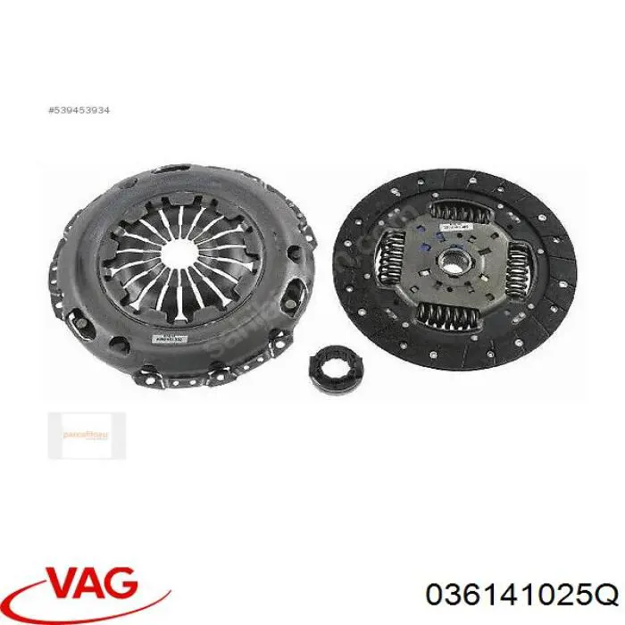 036141025Q VAG plato de presion del embrague funcion