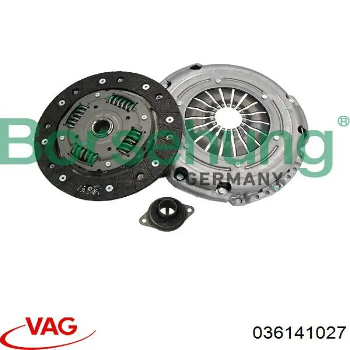 036141026BX VAG plato de presion del embrague funcion