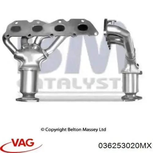 Comprar 036253020MX VAG Colector de escape