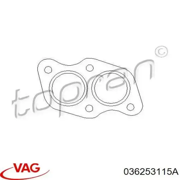 Junta de tubo de escape VAG 036253115A precio, desde 2,52 EUR