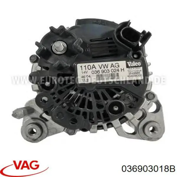 Alternador del motor VAG 036903018B precio, desde 69,70 EUR