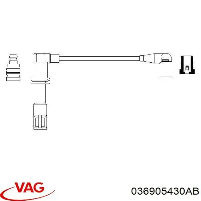 Cable de encendido, cilindro №1 para Volkswagen Lupo (6X, 6E)