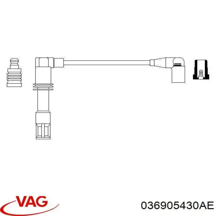 Cable de encendido, cilindro №4 para Volkswagen Polo (9N)