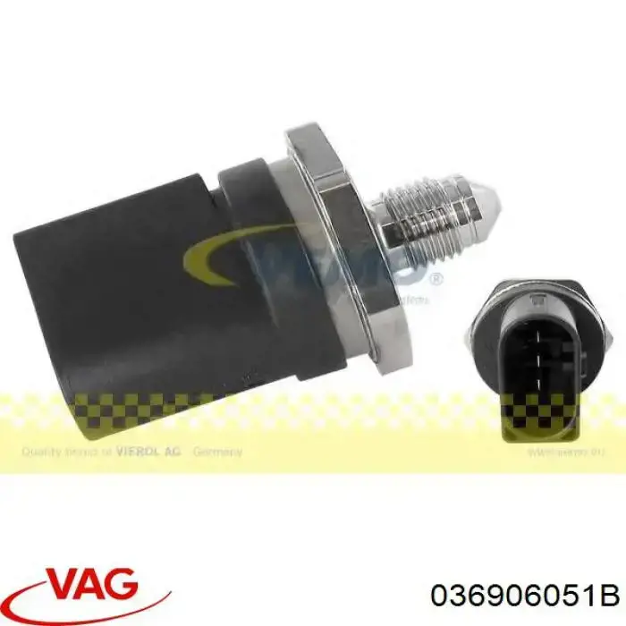 6J906051C VAG sensor de presión de combustible