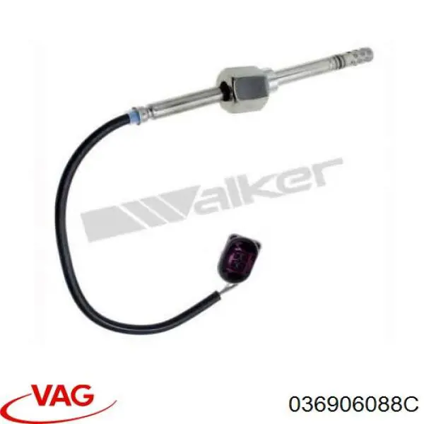 Sensor de temperatura de gases de escape después del catalizador 036906088C VAG