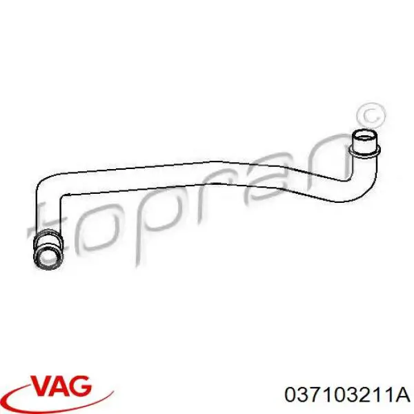Comprar 037103211A VAG Sistema de ventilación del cárter