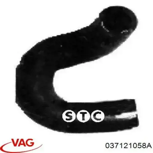 Comprar 037121058A VAG Manguera superior del radiador