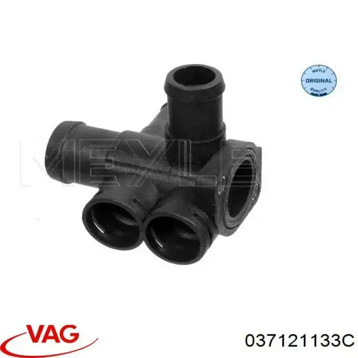 Comprar 037121133C VAG Brida del sistema de refrigeración (triple unión)