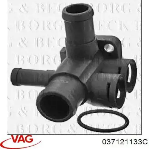 Brida del sistema de refrigeración (triple unión) 037121133C VAG