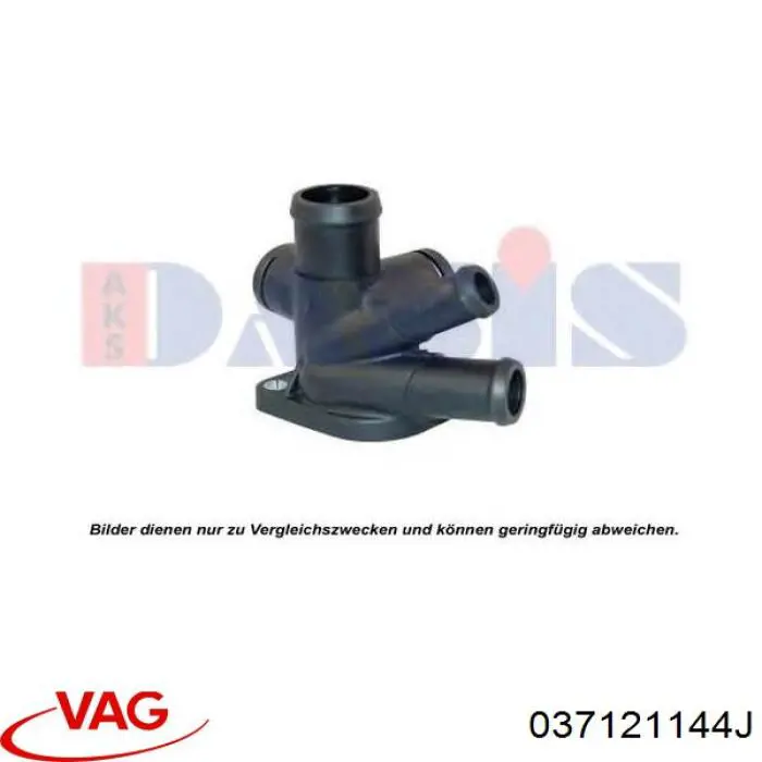 Comprar 037121144J VAG Brida del sistema de refrigeración (triple unión)