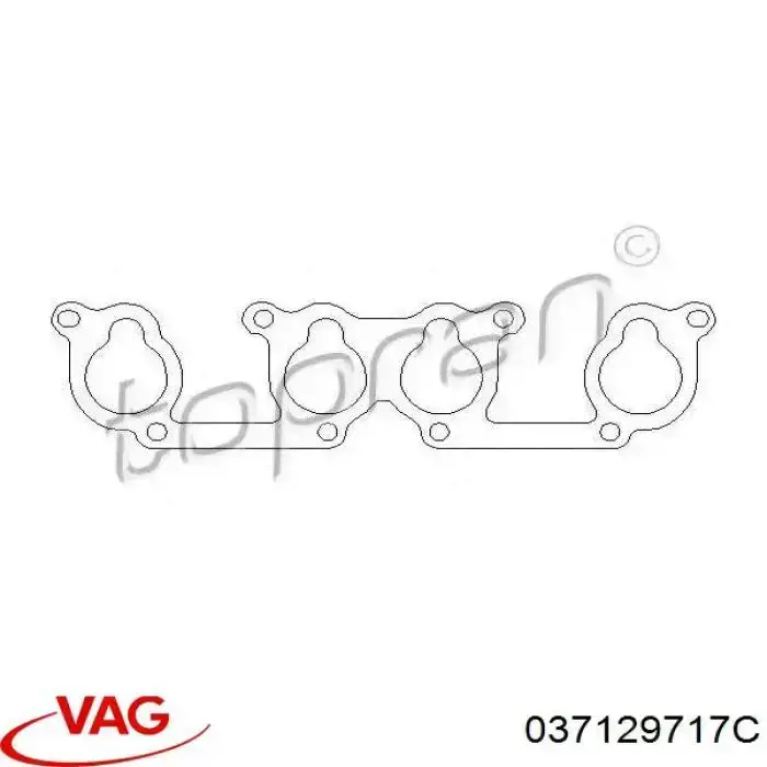 Comprar 037129717C VAG Junta de colector de admisión