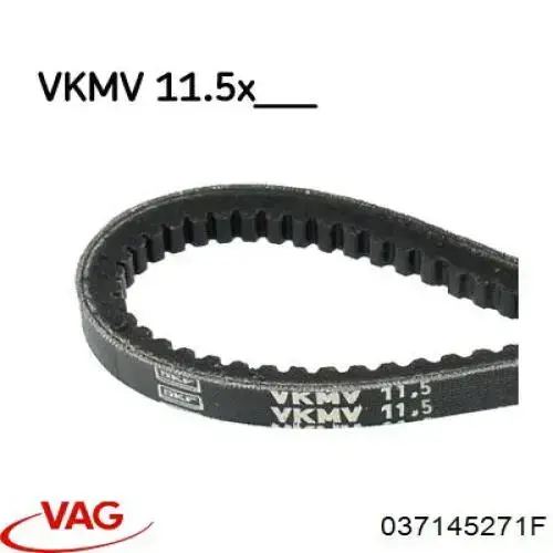 Correa de alternador 037145271F VAG