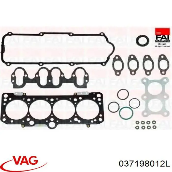 Juego de juntas superiores de motor 037198012L VAG