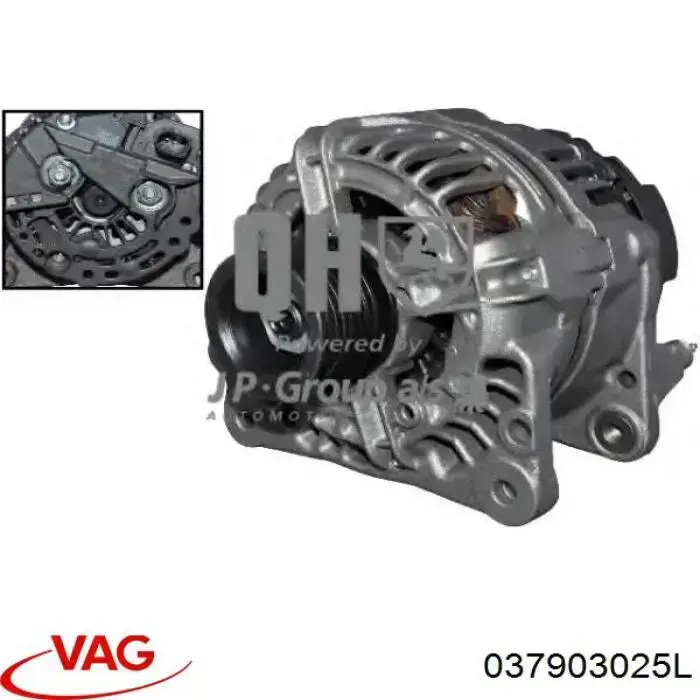 Alternador 037903025L VAG