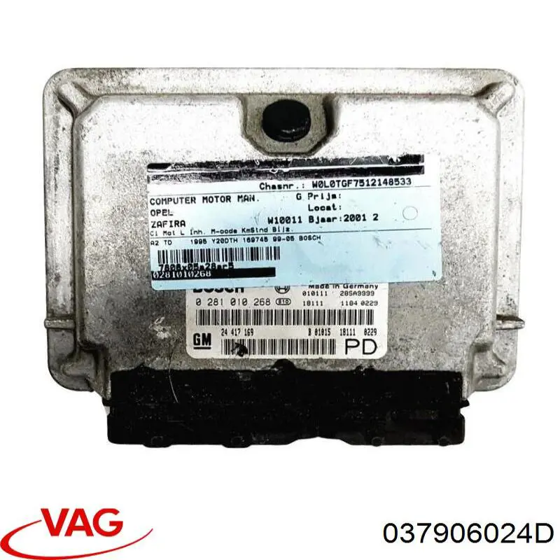 Centralina Del Motor / Modulo De control Del Motor (ecu) VAG 037906024D precio, desde 90,02 EUR