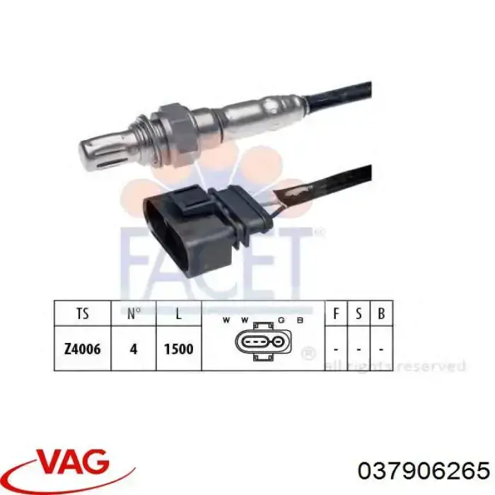 Comprar 037906265 VAG Sensor NOx