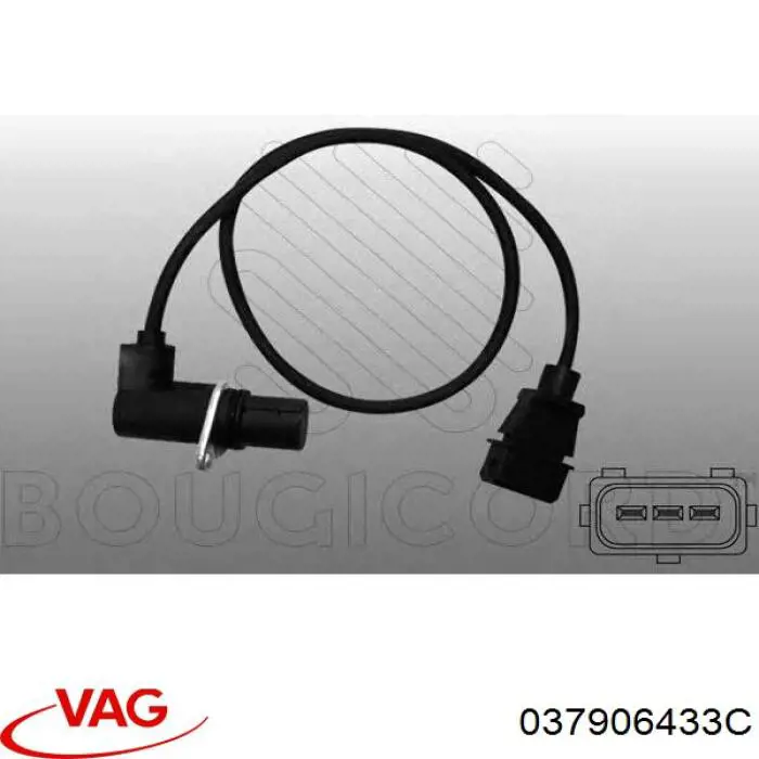 037906433C VAG sensor de posición del cigüeñal