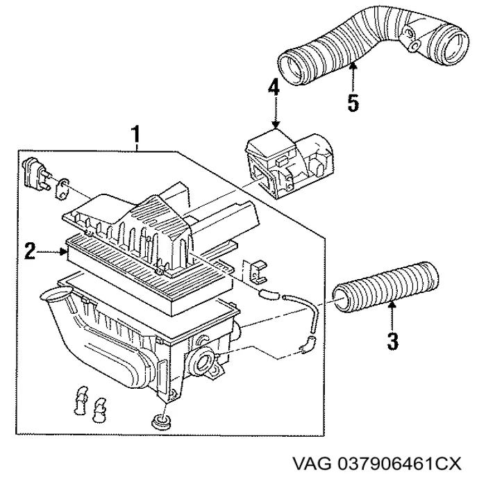 Comprar 037906461CX VAG Sensor de masa de aire