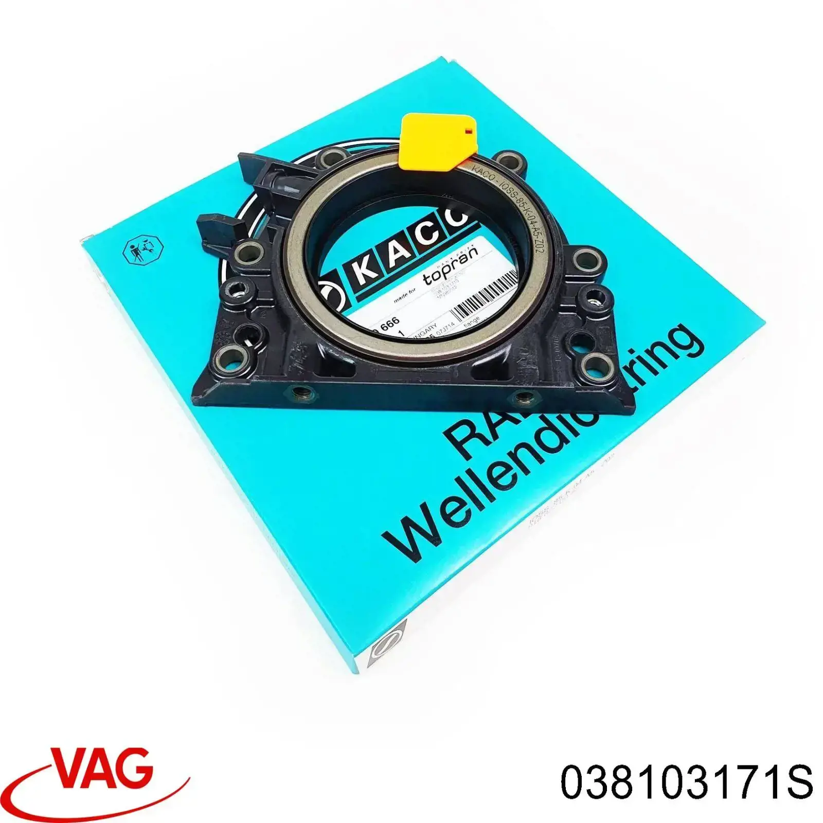 Retén de cigüeñal 038103171S VAG