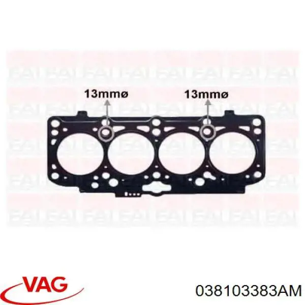 Junta de culata 038103383AM VAG