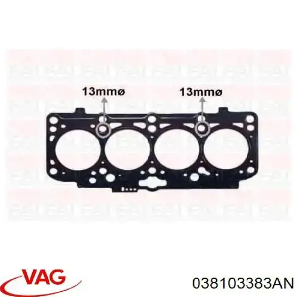 Juntas de culata VAG 038103383AN precio, desde 24,53 EUR