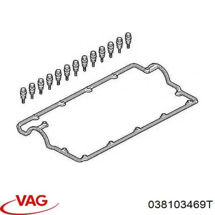 Tapa de balancines 038103469T VAG