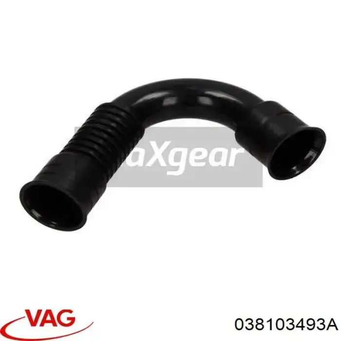 038103493A VAG tubo de ventilacion del carter (separador de aceite)