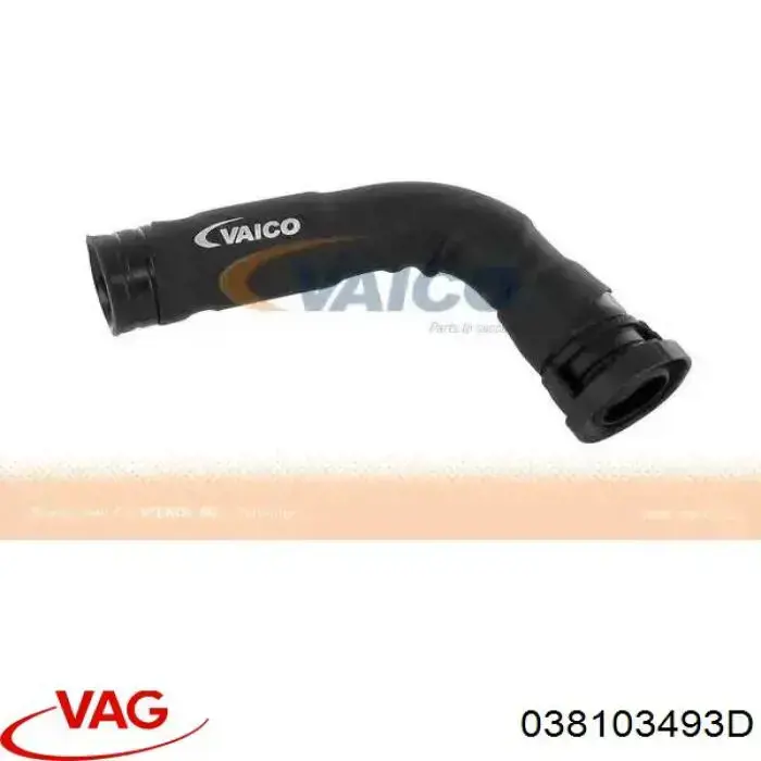 038103493D VAG tubo de ventilacion del carter (separador de aceite)