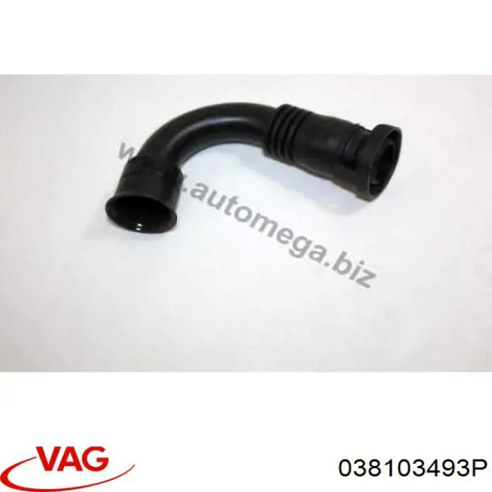 038103493P VAG tubo de ventilacion del carter (separador de aceite)