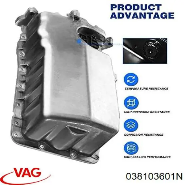 Cárter de aceite Skoda Fabia 1 6Y3