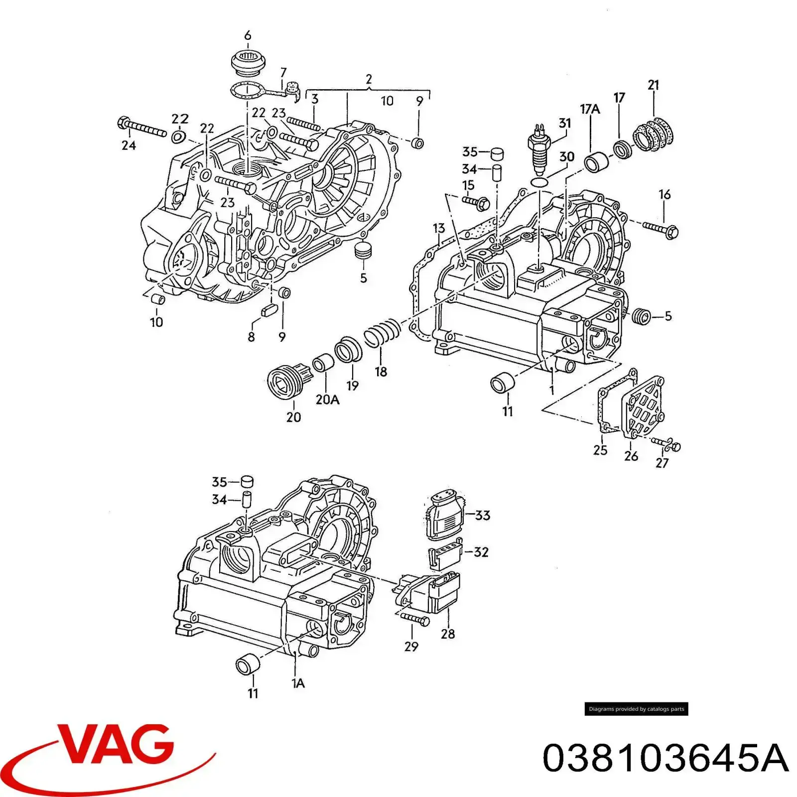  VAG 038103645A precio, desde 17,09 EUR