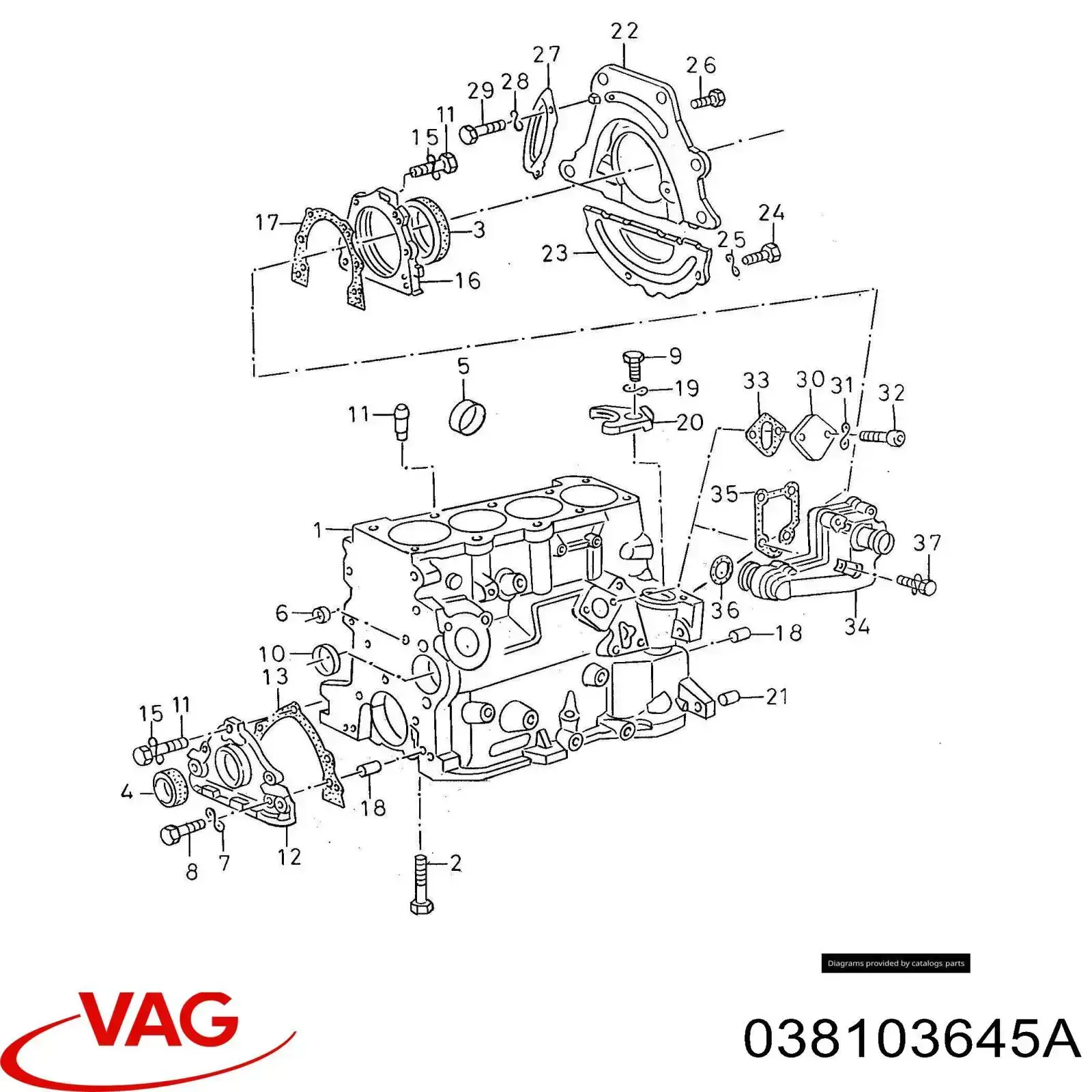 Comprar 038103645A VAG 