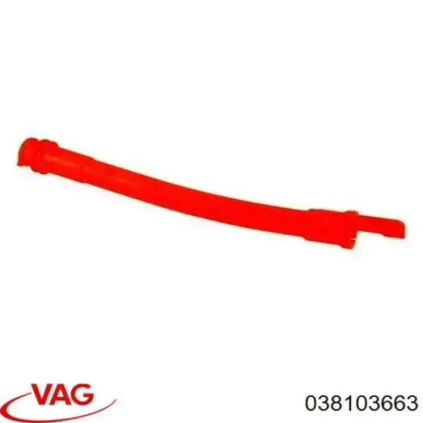 Guía de la varilla de nivel de aceite del motor VAG 038103663