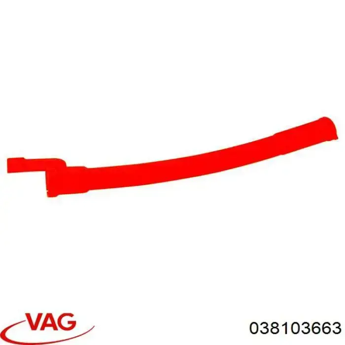 Guía de la varilla de nivel de aceite del motor 038103663 VAG