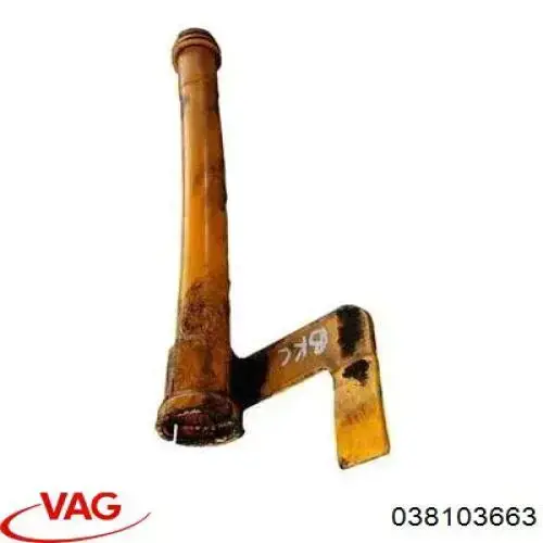 Guía de la varilla de nivel de aceite del motor 038103663 VAG