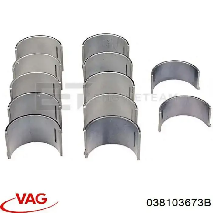 Comprar 038103673B VAG Cojinete de árbol de levas para un muñón, estándar