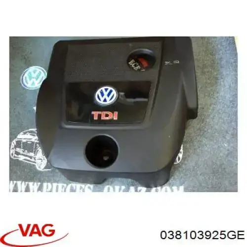 Cubierta decorativa del motor VAG 038103925GE precio, desde 60,98 EUR
