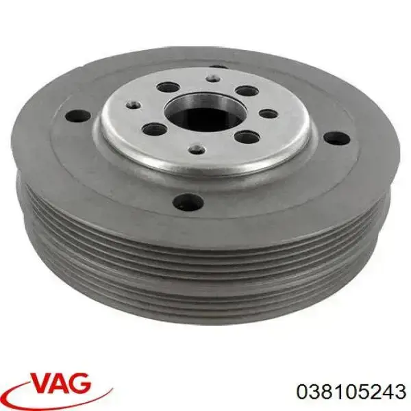 Polea de cigüeñal 038105243 VAG