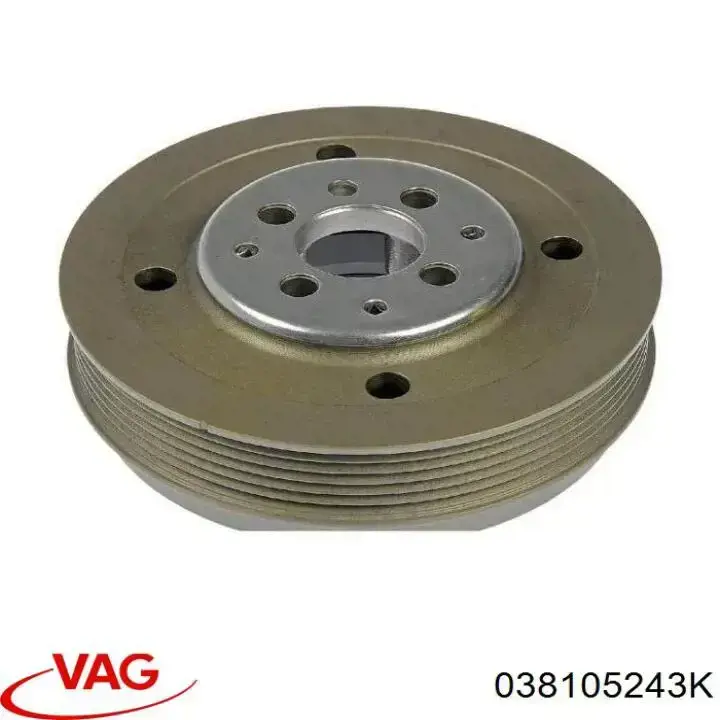 Comprar 038105243K VAG La polea del cigüeñal