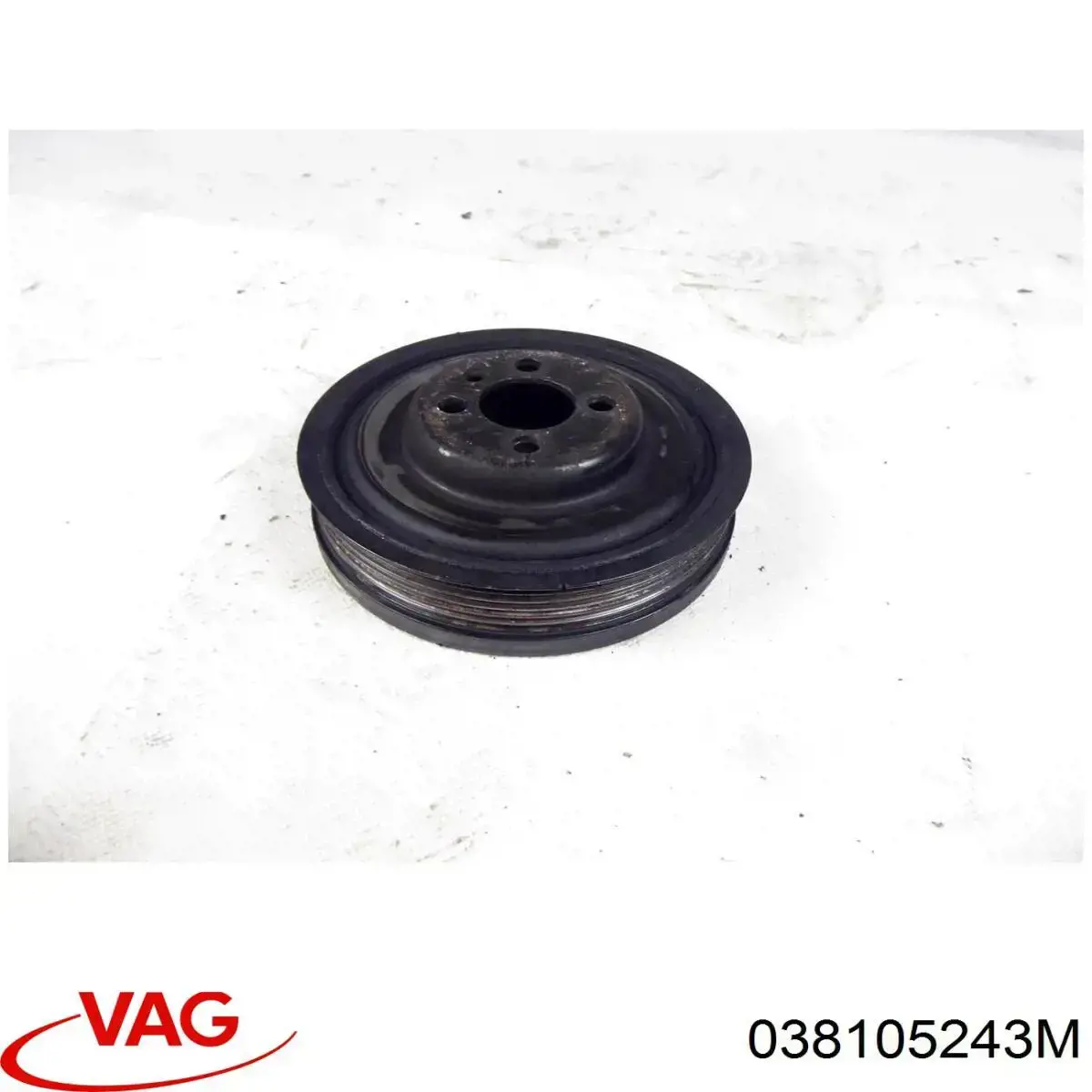 Polea de cigüeñal 038105243M VAG