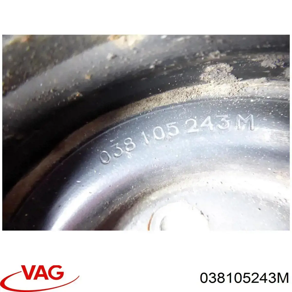 Polea dámper VAG 038105243M