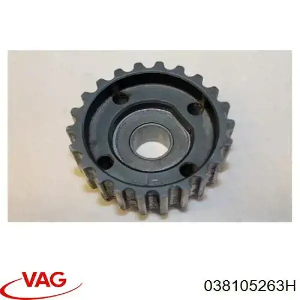 Piñón del cigüeñal 038105263H VAG