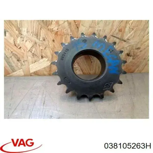 Piñón del cigüeñal VAG 038105263H precio, desde 56,70 EUR