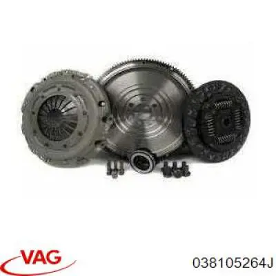 Volante motor 038105264J VAG