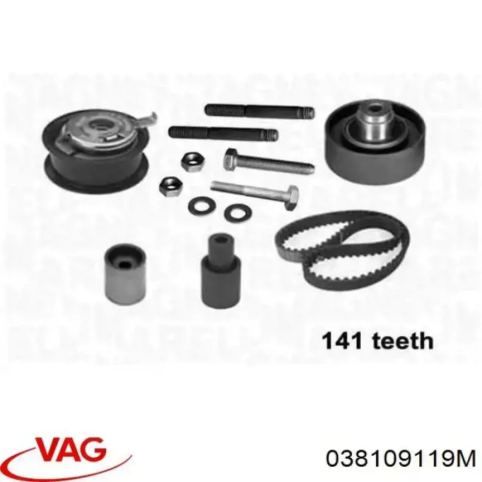 Correa distribucion Volkswagen Caddy 2 9U7